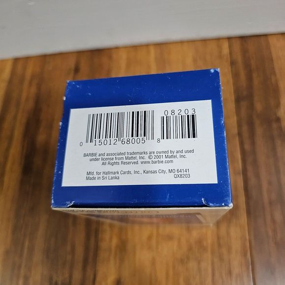 ✨️New Vintage 2001 Hallmark Barbie Christmas Ornament Sophisticated Lady Fashion - Picture 8 of 8